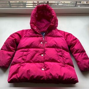 Jacadi Vibrant Pink Puffer Coat